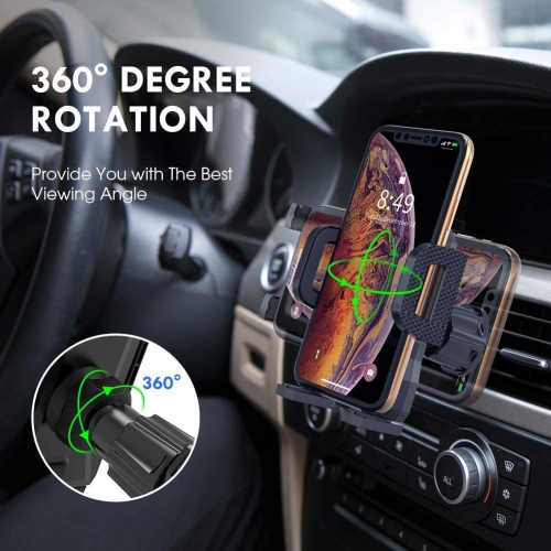 Air Vent Phone Holder for Car,Universal Vehicle Cell Phone Mount with Adjustable Clip Compatible with iPhone 13 Series/iPhone 12 Series/11 /11 Pro