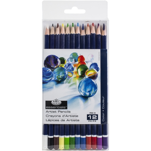 Royal & Langnickel(R) Essentials(TM) Color Pencils 12/Pkg-3T