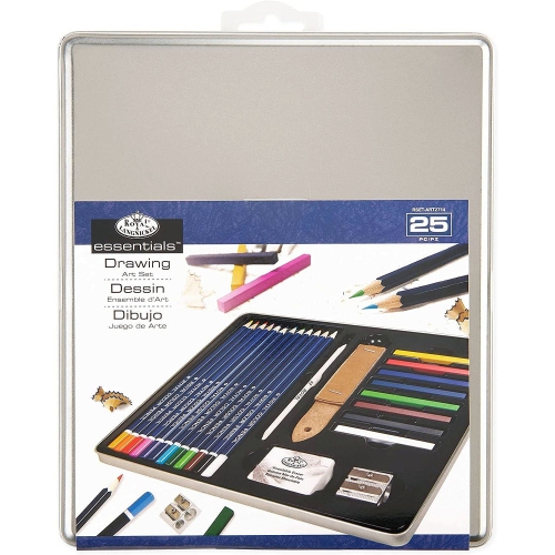 SMALL TIN ART SET STILL LIFE DRAWING