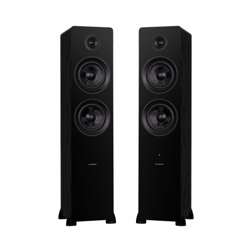 Tourne-disque haute fidélité RT85 Reference de Fluance, préamplificateur phono PA10 et haut-parleurs colonne amplifiés Ai81 Elite