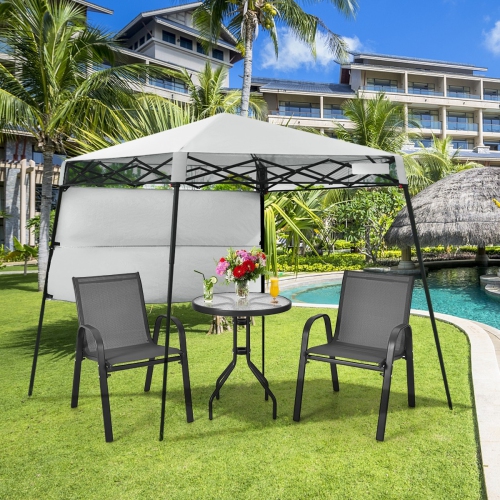 Pop-up Canopy Tent with Carry Bag and 4 Stakes