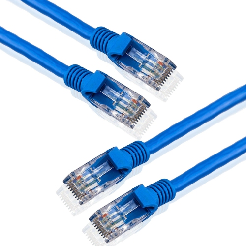 Image 1 de 10.. Câble de raccordement réseau Ethernet | CAT6, AWG24, CCA, UTP, RJ45 - 6 10 25 50 75 100 pi