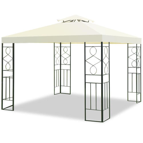 2 Tiers 10 x 10 Feet Patio Gazebo Canopy Tent