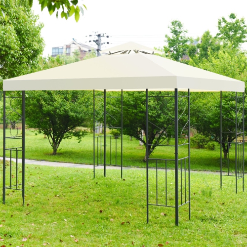 2 Tiers 10 x 10 Feet Patio Gazebo Canopy Tent
