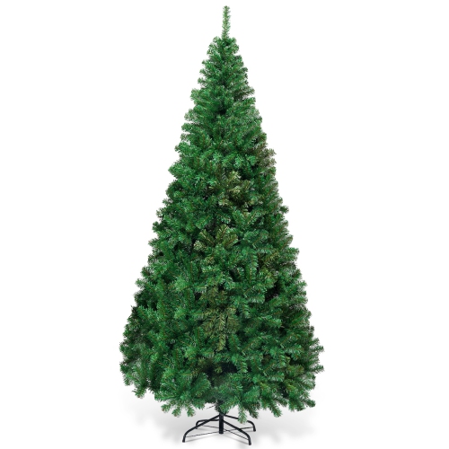 Artificial PVC Hinged Christmas Tree with Solid Metal Stand-7 ft