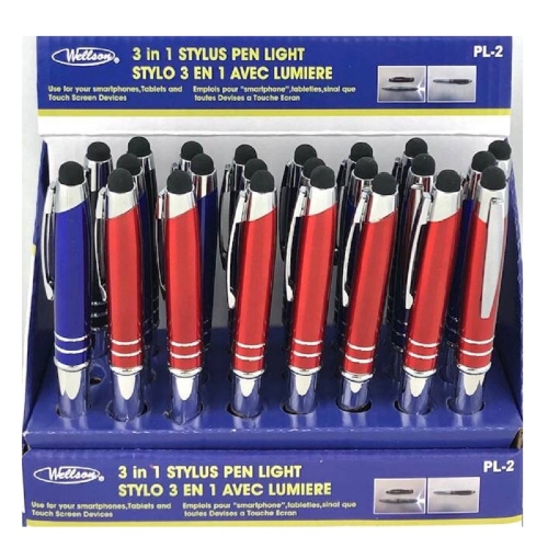 WELLSON  3 In 1 Led Light With Pen & Stylus