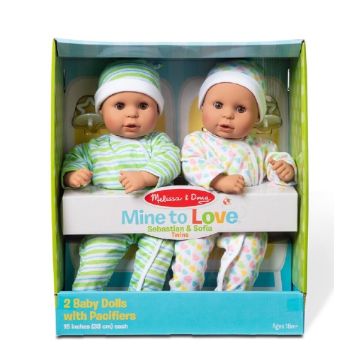 Mine to Love Twins Sebastian & Sofia Dolls