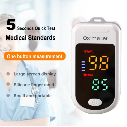 Blood Oxygen Saturation Monitor with Pulse Rate and Accurate Fast Spo2 Reading