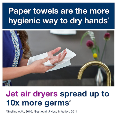 Tork Universal MK520A Multifold Paper Hand Towel, 1-Ply , 9.5" Width x 9.13" Length, Natural,