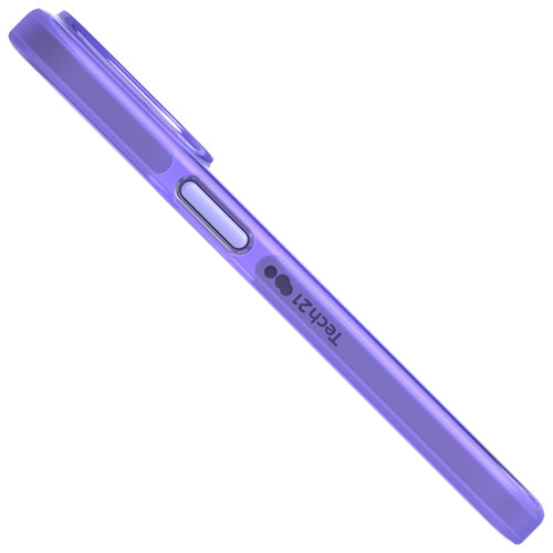 tech21 Evo Check Fitted Soft Shell Case for iPhone 14 Pro - Wondrous Purple