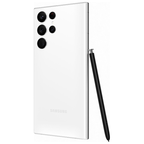Boîte ouverte - Galaxy S22 Ultra de 5G Go de Samsung 128 Go - Blanc fantôme - Déverrouillé