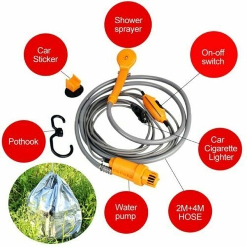 ISTAR Portable Outdoor Shower Kit: Ideal for Camping, Hiking, and Beach Trips, Enhance Your Outdoor Adventures with This Convenient Shower Kit