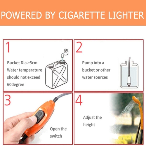 ISTAR Portable Outdoor Shower Kit: Ideal for Camping, Hiking, and Beach Trips, Enhance Your Outdoor Adventures with This Convenient Shower Kit