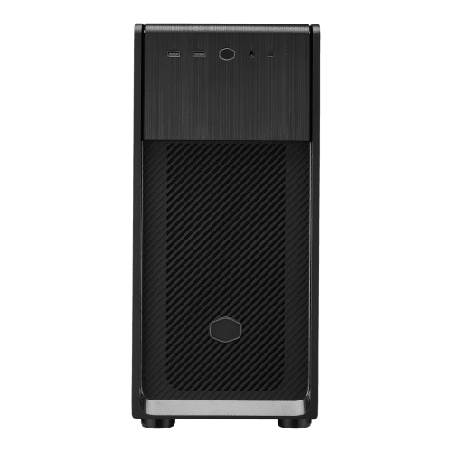 Cooler Master Elite 500 USB 3.2 Tempered Glass Micro ATX Mid Tower 2 Fans Black Computer Case