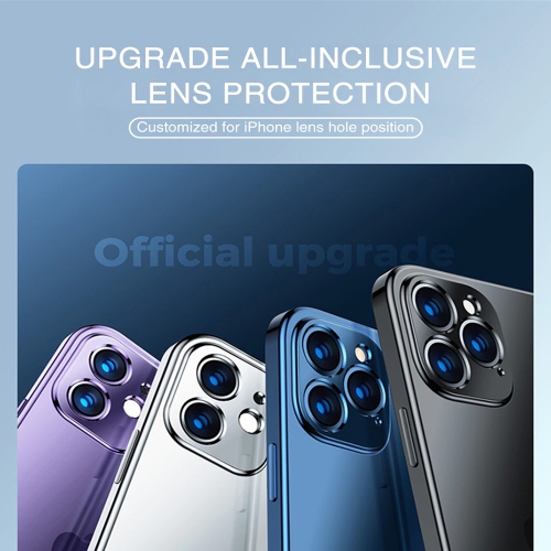 Apple iPhone 11 Blue Smart Shockproof Luxury Stream Electro Plating Elegant Cover Case