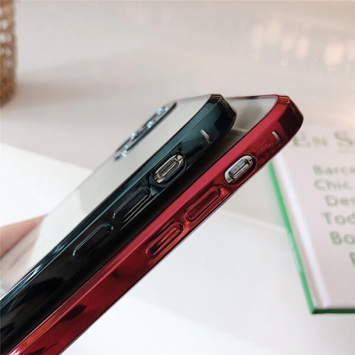 For Apple iPhone XR Green Smart Shockproof Luxury Stream Electro Plating Elegant Cover Case - Green