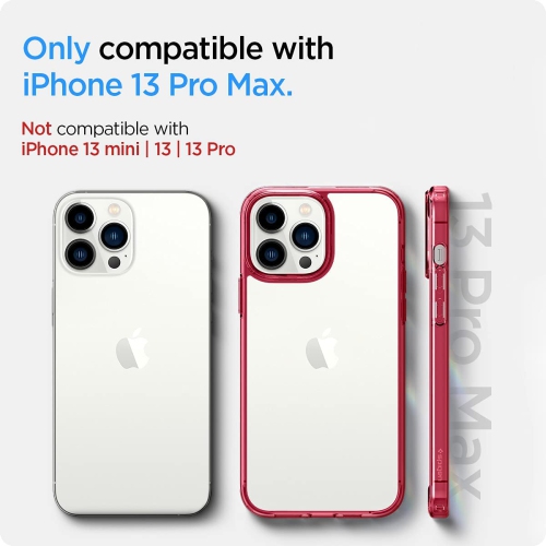 Pour Apple iPhone 12 Pro, étui de luxe, résistant aux chocs électriques, élégant et antichoc, flux rouge