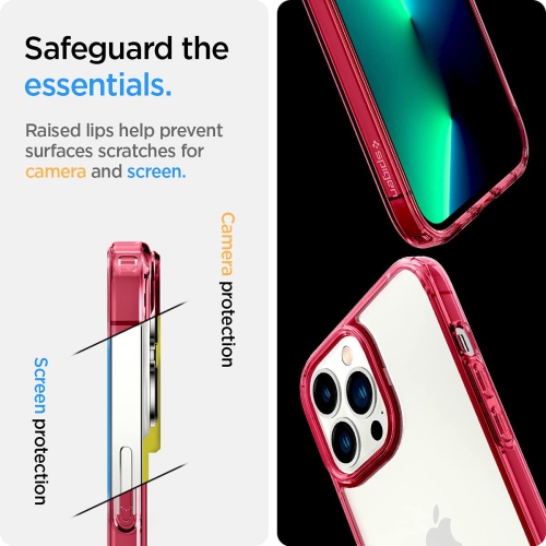 Pour Apple iPhone 12 Pro, étui de luxe, résistant aux chocs électriques, élégant et antichoc, flux rouge
