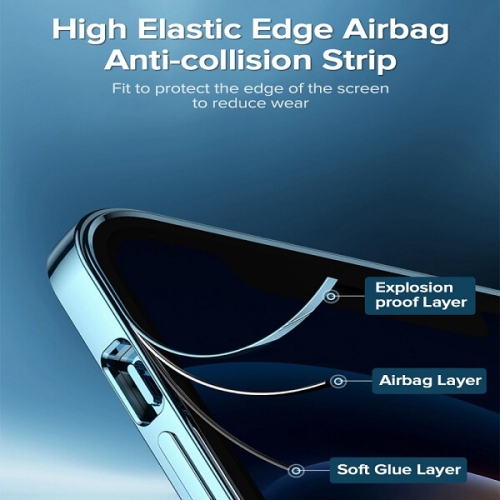 Pour Apple iPhone 12 Pro, étui de luxe, résistant aux chocs électriques, élégant et antichoc, flux rouge