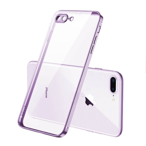 SUPERSHIELD  for Apple Iphone 7 Smart Shockproof Luxury Stream Electro Plating Elegant Cover Case In Purple