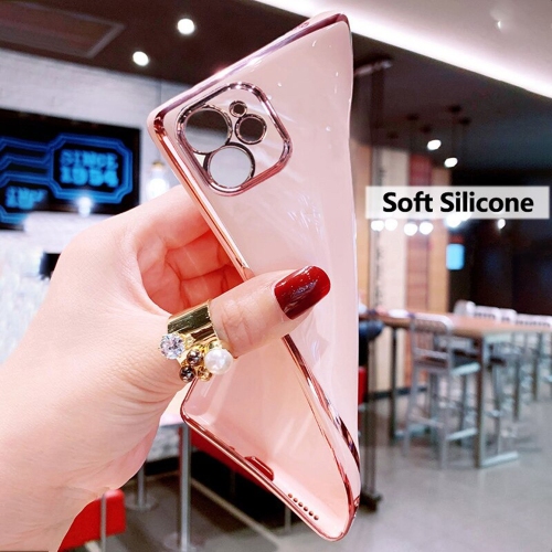 For Samsung Galaxy S20 Plus Grey Ring Case Luxury Stream Plating Elegant Cover Case