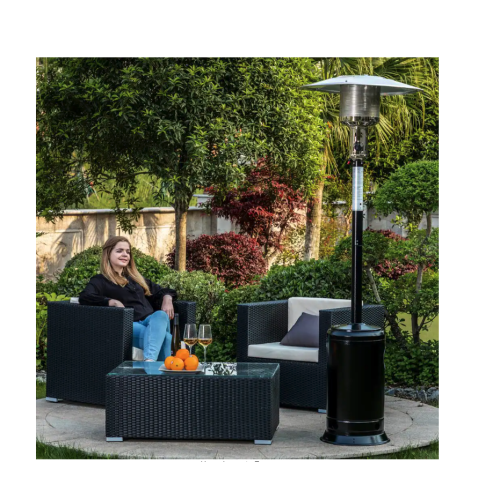 Legacy Heating Chauffe-terrasse extérieur au propane martelé de 47 000 BTU - CAPH-7-S
