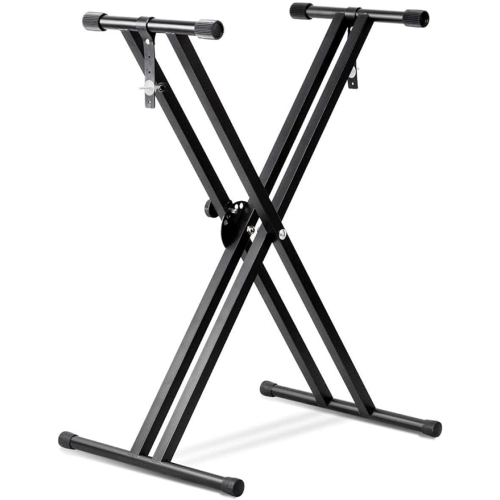 PrimeCables X Keyboard Stand Heavy Duty Classic Music Musical Electronic Piano Stands, Black