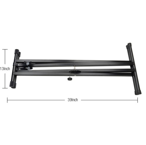 PrimeCables – Support robuste pour clavier, musique classique, supports pour piano électronique, noir