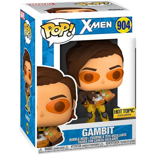 FUNKO  Pop Marvel X-Men Classic Vinyl Bobble-Head Gambit #904 Hot Topic Exclusive