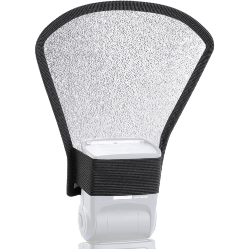 Diffuseur flash argenté/blanc pour flash Speedlite SB-600, SB-800, SB-900, Canon Speedlite 380EX 430EX 550EX 580EX Flash Vivita Flash de Sony Pentax