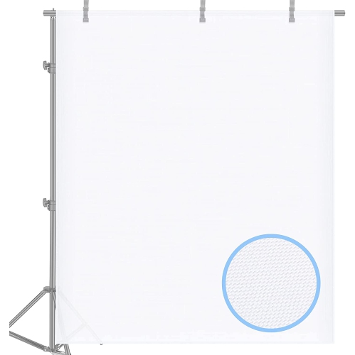 2 Yard x 60 Inch/1.8M x 1.5M Nylon Silk White Seamless Diffusion Fabric for Photography Softbox,Light Tent and Lighting Light Modifier