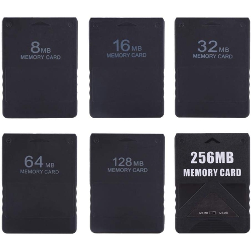 DOLAER  Playstation 2 Memory Card, 8M-256M Memory Card High Speed for Sony Playstation 2 Ps2 Console Games Accessories(258M)