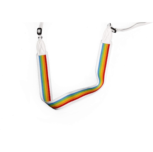 DOLAER  Polaroid Camera Strap Flat – Rainbow Stripe