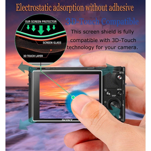 LCD +TOP Screen Protector Compatible for Nikon Z9 Z 9 Camera, Anti-scratch Tempered Glass Hard Protective Film Cover Hot Show Level include(3+3+2pack)