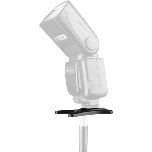 Anwenk Camera Flash Stand Flash Speedlight Hot Shoe Mount Stand with 1/4' Metal Tripod Thread for Flash Speedlight Speedlite, Compatible with Canon