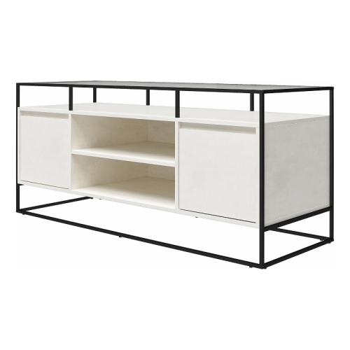 AMERIWOOD HOME  Camley Modern Media Console Tv Stand for Tvs Up to 54" In Plaster