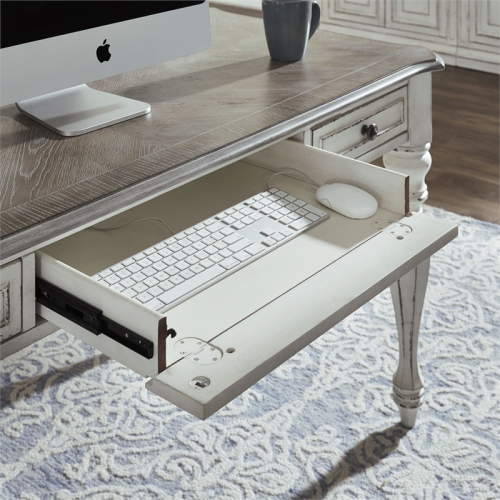 Magnolia Manor White Writing Desk