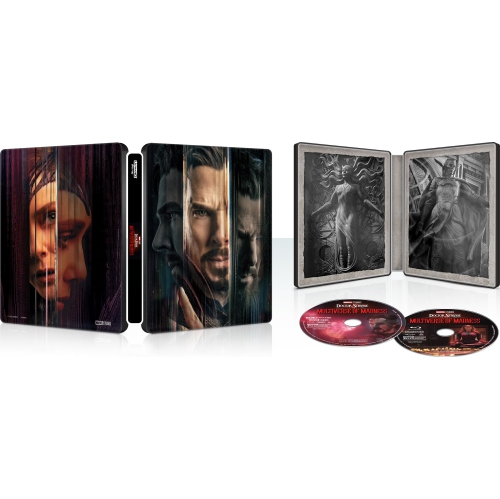 MARVEL  Doctor Strange In The Multiverse Of Madness [Steelbook][Digital Copy] [4K Ultra HD Blu-Ray/blu-Ray] I love the SteelBook editions from Best Buy and I'm a huge Marvel fan so this is Great!!
