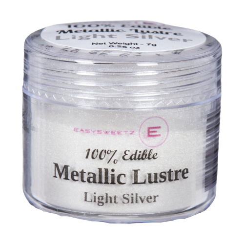 Edible Metalic Lustre Light Silver