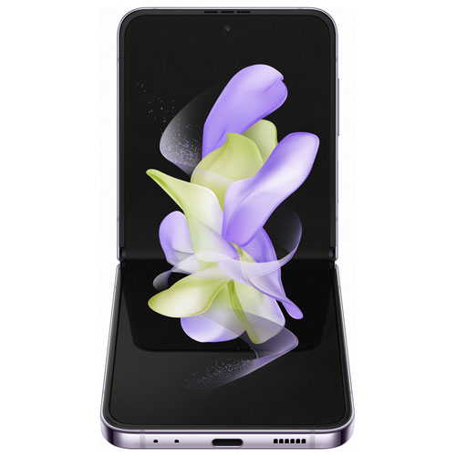 TELUS Samsung Galaxy Z Flip4 5G 128GB - Bora Purple - Monthly Financing