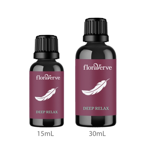 floraVerve Deep Relax Essential Oils Blend, 100% Pure & Natural Aromatherapy Essential Oils for Diffuser, Stress and Anxiety Relief