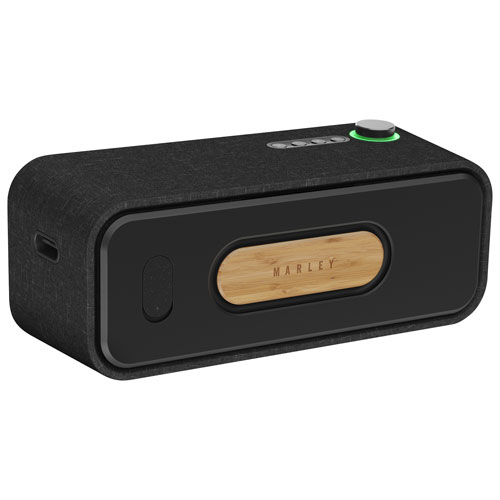 Haut-parleur sans fil Bluetooth résistant aux éclaboussures Get Together 2 XL de House of Marley - Noir signature