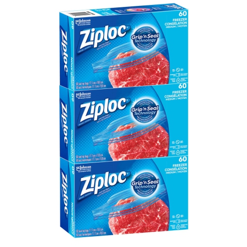 Ziploc® | Freezer Bags Quart | Ziploc® brand | SC Johnson