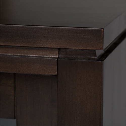 Simpli Cosmopolitan Wood 48"W TV Media Stand For TVs upto 50" in Mahogany Brown