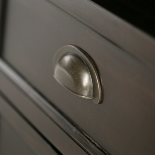 Simpli Home Burlington Wood 54" Transitional TV Media Stand in Mahogany Brown For TVs up to 60"