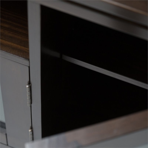 Simpli Home Cosmopolitan Solid Wood Extra Wide 72" TV Stand - Mahogany Brown