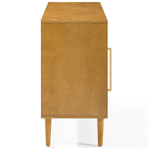 Crosley Everett Record Player Stand in Acorn