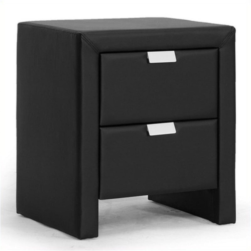 BOWERY HILL  Nightstand In Black