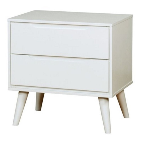 BOWERY HILL  2 Drawer Nightstand In In White