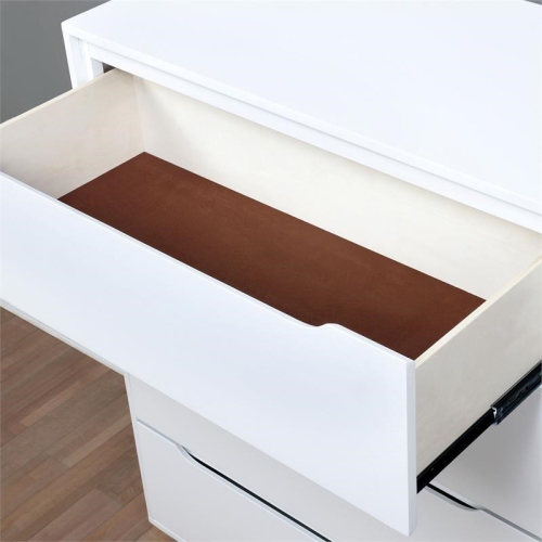 Bowery Hill 2 Drawer Nightstand in White